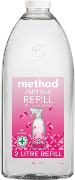 Method 4005052 Anti-Bacterial Cleaner Rhubarb Refill 2L 4005052