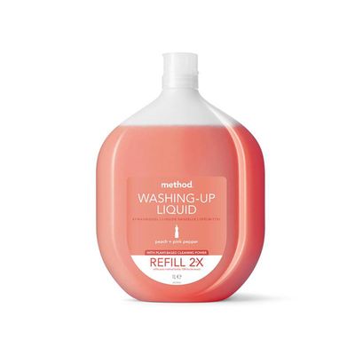 Method 4005982 Washing Up Liquid Refill Peach & Pink Peppercorns 1L 4005982