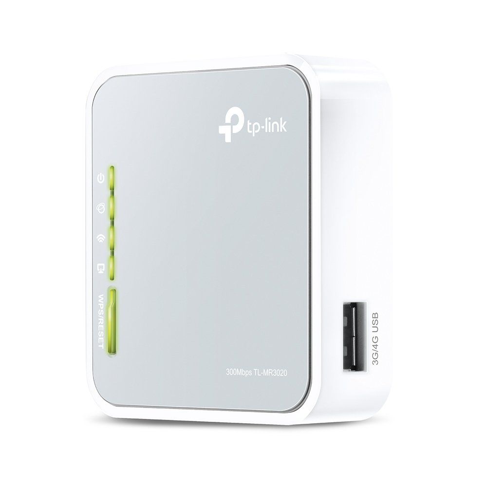TP-Link TL-MR3020 wireless router Fast Ethernet Single-band (2.4 GHz) 4G Silver White - Image 1