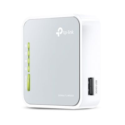 TP-Link TL-MR3020 wireless router Fast Ethernet Single-band (2.4 GHz) 4G Silver White