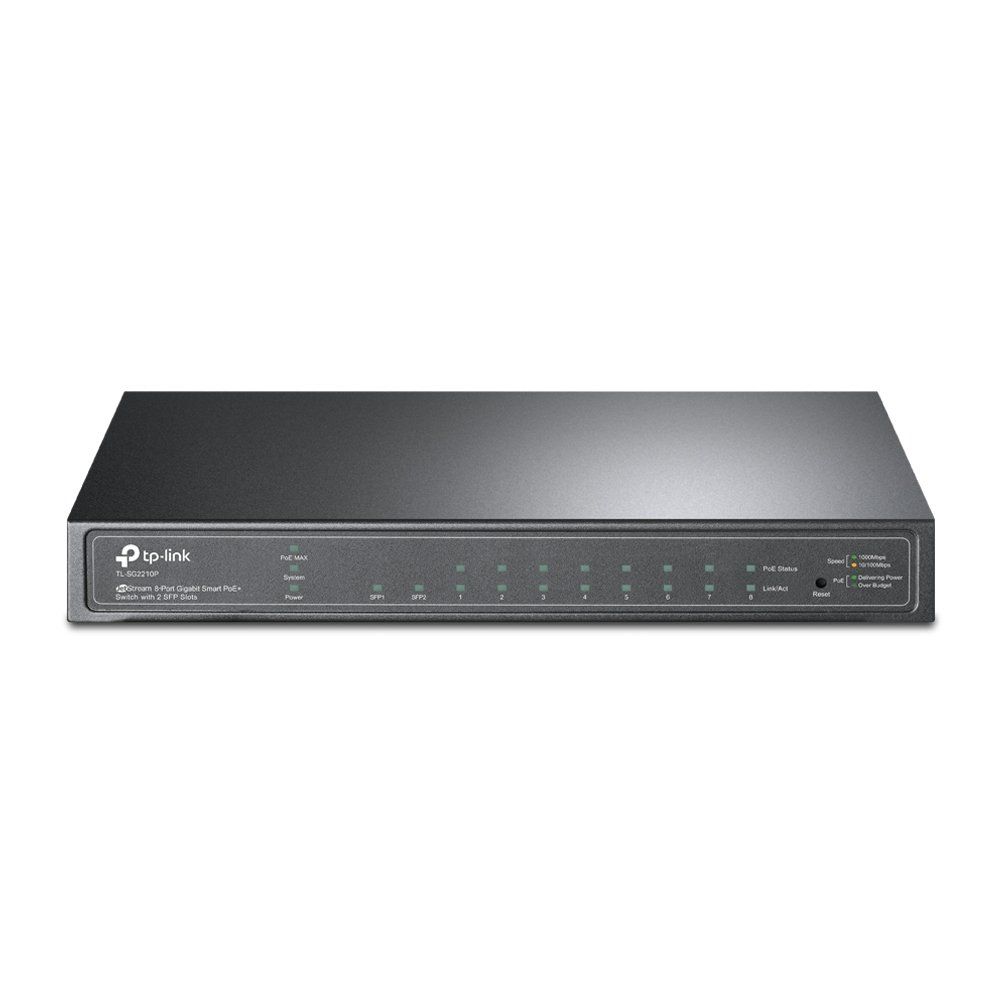 TP-Link JetStream 10-Port Gigabit Smart Switch with 8-Port PoE+ - Image 1