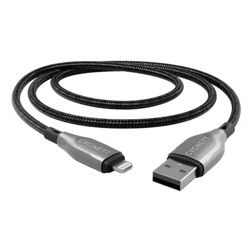 Cygnett CY4660PCCAL lightning cable 2 m Black Grey - Image 1
