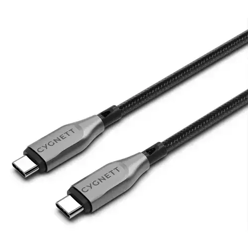 Cygnett CY4673PCTYC USB cable USB 2.0 0.5 m USB C Black Silver - Image 1