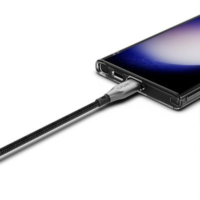 Cygnett CY4673PCTYC USB cable USB 2.0 0.5 m USB C Black Silver - Thumbnail 2