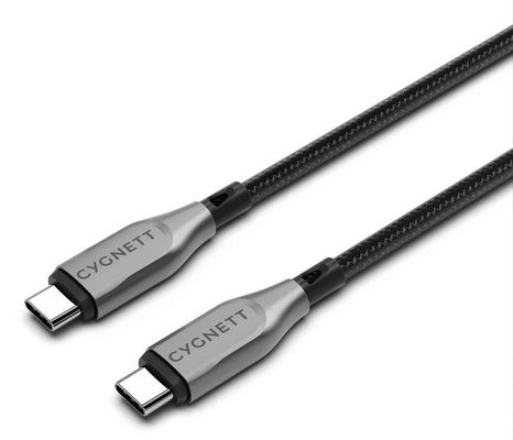 Cygnett CY4676PCTYC USB cable USB 2.0 2 m USB C Black Silver
