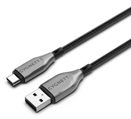 Cygnett CY4680PCUSA USB cable USB 2.0 1 m USB A USB C Black Silver