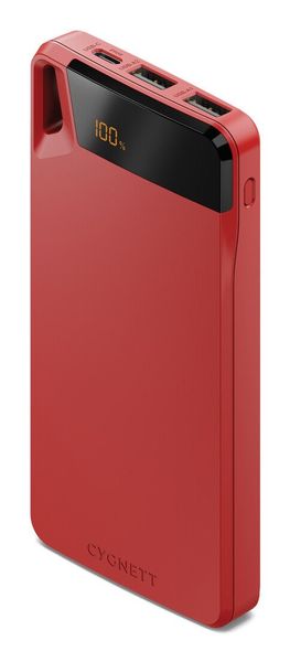 Cygnett ChargeUp Boost 4th Generation Lithium 10000 mAh Red - Thumbnail 2