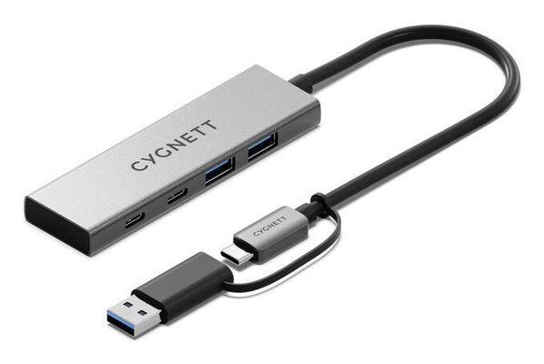 Cygnett CY5389CYHUB interface hub Grey - Thumbnail 2