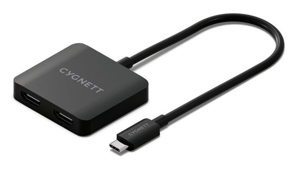 Cygnett CY5391CYHUB interface hub USB Type-C Black - Thumbnail 2