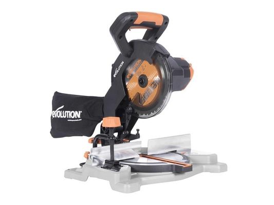 Evolution Evolution R185CMS-Li 18V 185mm Compound Mitre Saw (Bare Unit) & Multi-Material Blade