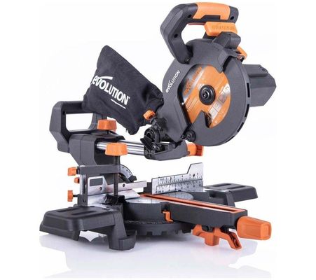 Evolution 047-0001A R185Sms+ 185Mm Multi-Material Sliding Mitre Saw 1200W 240V
