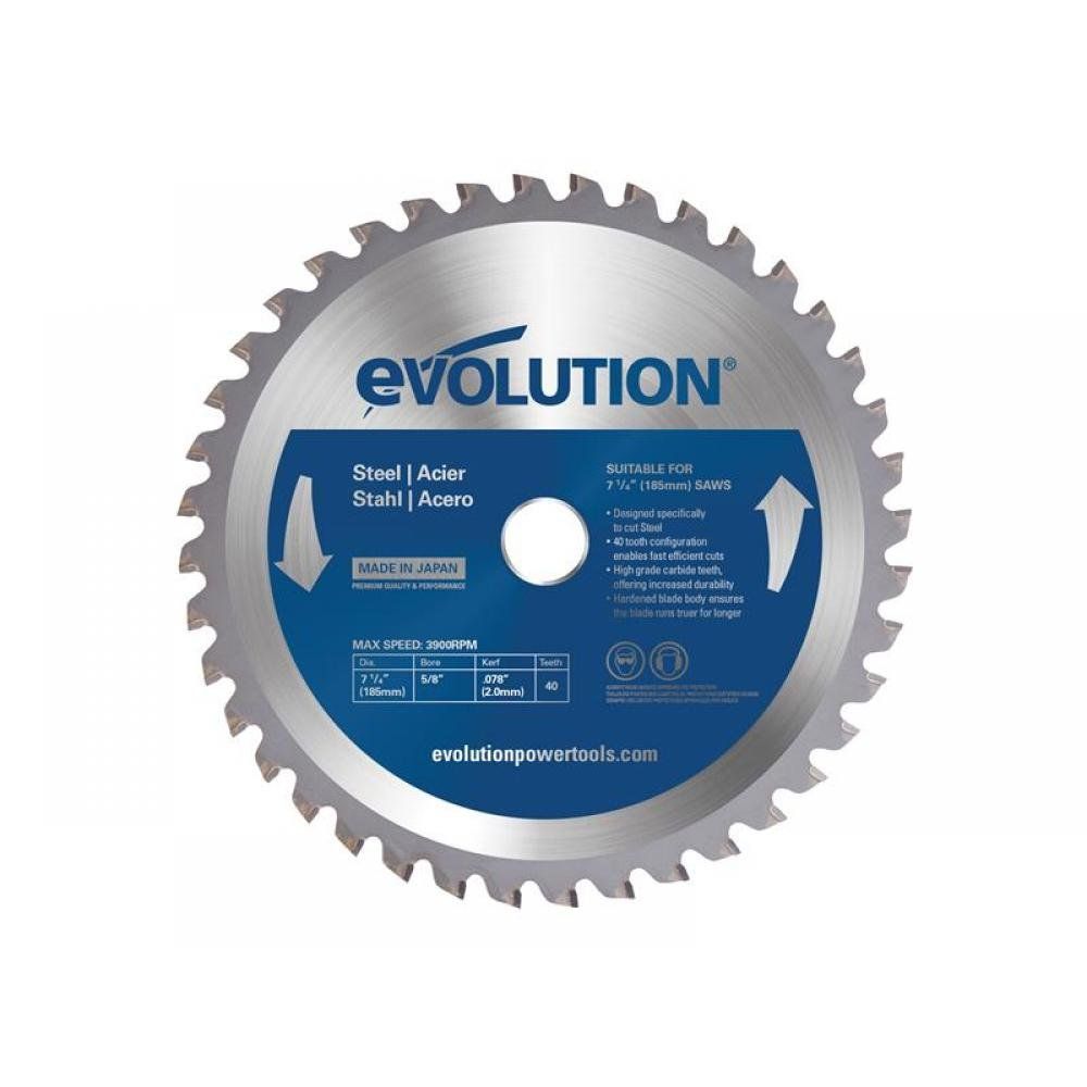 Evolution Evolution 185mm Mild Steel Cutting Blade - Image 1