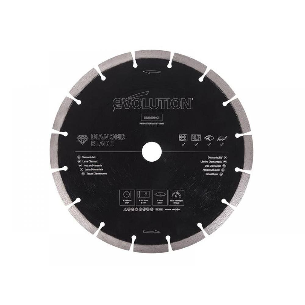 Evolution Evolution PD230SEG-CS Premium Diamond Blade 230mm (9") - Image 1