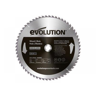 Evolution Evolution GW355TCT-60 355mm Wood Cutting Blade