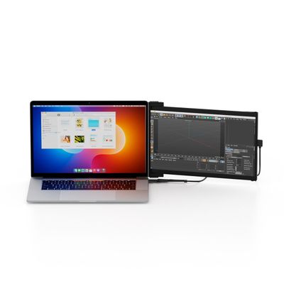 Mobile Pixels Duex Max DS computer monitor 35.8 cm (14.1") 1920 x 1080 pixels Full HD LCD Black