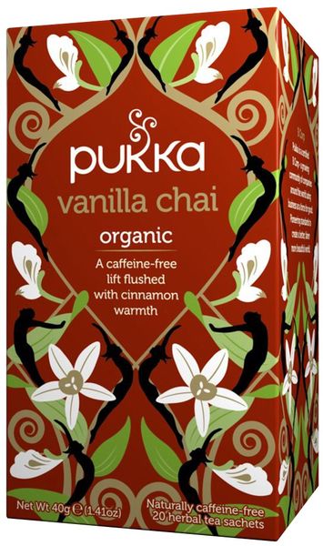 Pukka Vanilla Chai 20 Herbal Tea Sachets 40g - Thumbnail 2