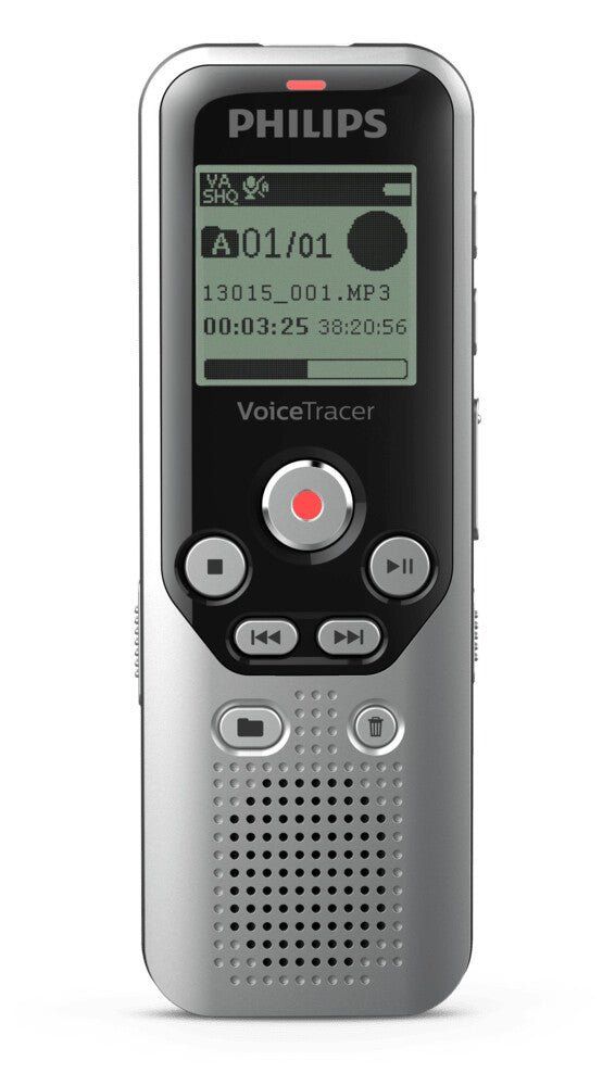 Philips DVT1250 dictaphone Internal memory & flash card Black Grey - Image 1