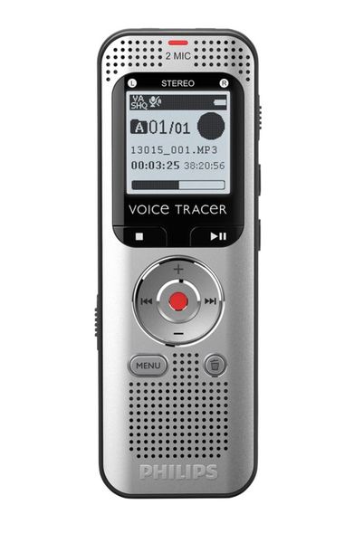 Philips Voice Tracer DVT2015 dictaphone Internal memory & flash card Silver