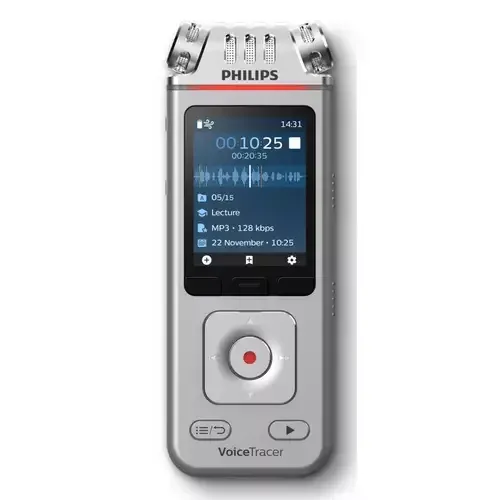 Philips DVT4115 Digital Voice Tracer 36 h Stereo (ST) MP3 WAV 16 50 - 20000 Hz 8 - 320 Kbit/s - Image 1