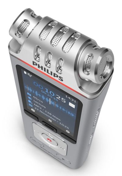Philips DVT4115 Digital Voice Tracer 36 h Stereo (ST) MP3 WAV 16 50 - 20000 Hz 8 - 320 Kbit/s - Thumbnail 2
