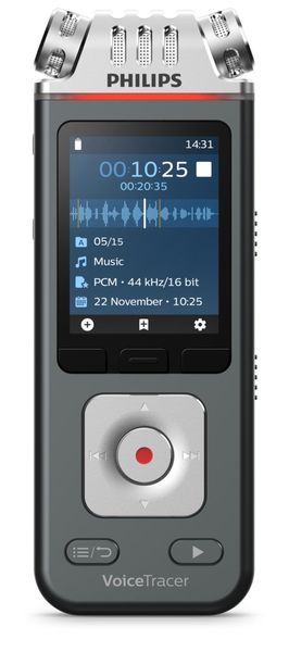 Philips VoiceTracer Black Grey