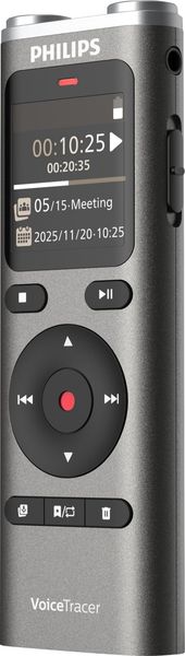 Philips DVT2075 VoiceTracer Audio Recorder with Sembly Speech-to-Text Cloud Software Trial DVT2075/0