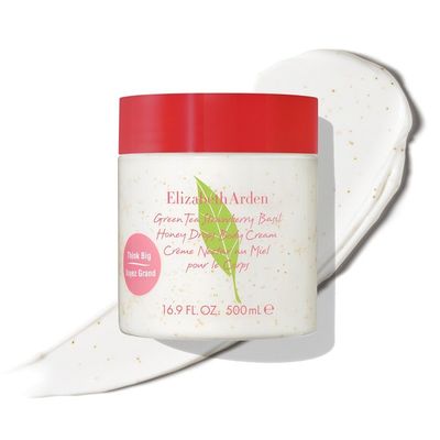 Elizabeth Arden Women's Green Tea Strawberry Basil Honey Drops Body Cream in Misc | Size: 500ml