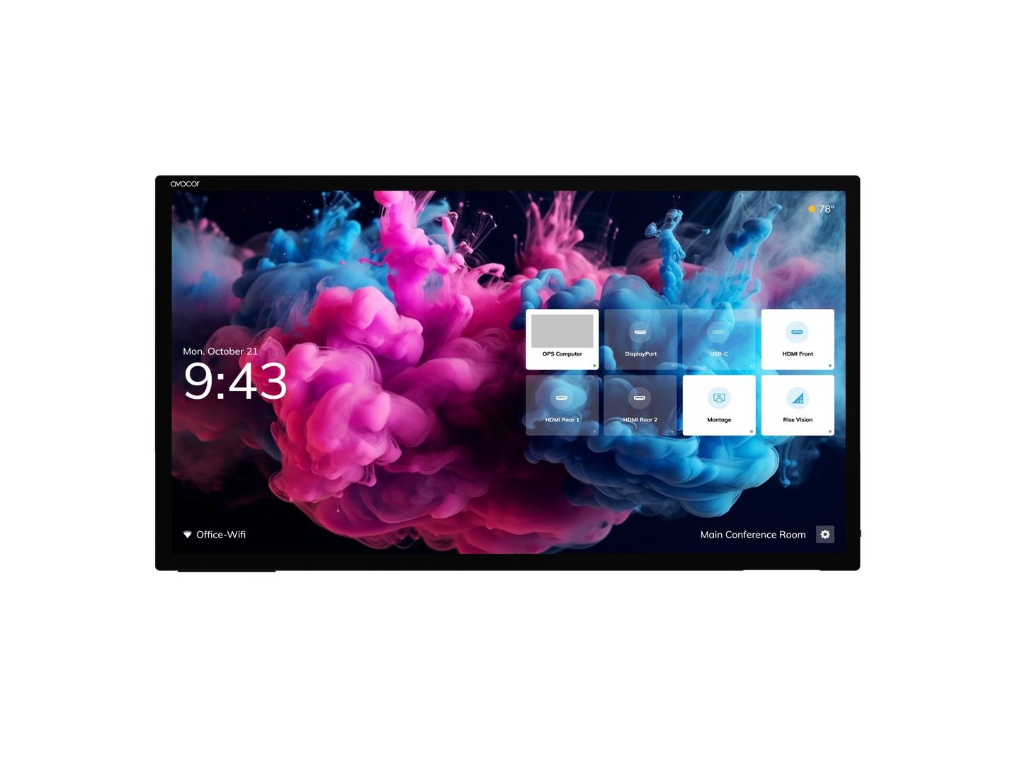 Avocor AVH-6520 H-Series - 65" 4K Pcap LED Interactive Display - Image 1