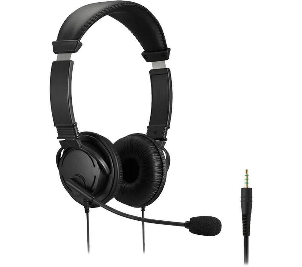 KENSINGTON K33597WW Headset - Black, Black - Image 1