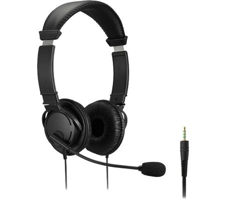 KENSINGTON K33597WW Headset - Black, Black