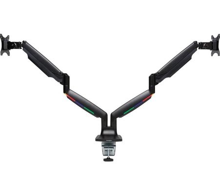 KENSINGTON SmartFit One-Touch K59601WW Dual Arm Tilt & Swivel 13-32" Monitor Desk Mount