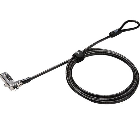KENSINGTON Slim Combination Laptop Security Lock, Silver/Grey,Black