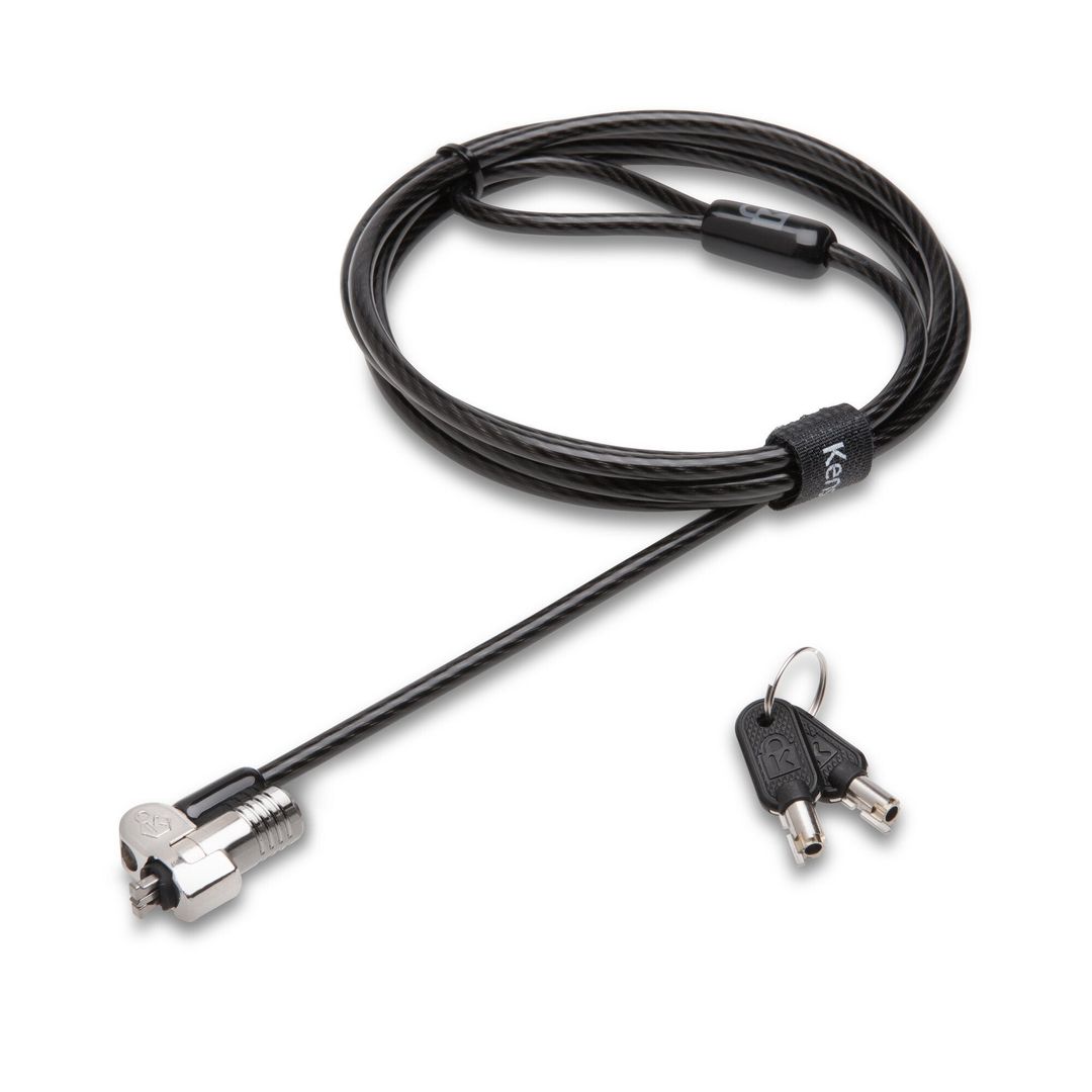 KENSINGTON NanoSaver Keyed Laptop Security Lock, Silver/Grey,Black - Image 1
