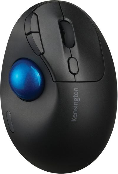 KENSINGTON Pro Fit Ergo TB450 Wireless Optical Trackball - Black, Black