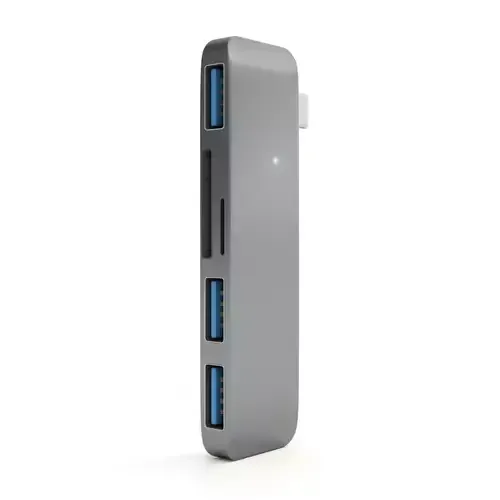 Satechi ST-TCUHM laptop dock/port replicator USB 3.2 Gen 1 (3.1 Gen 1) Type-C Silver - Image 1