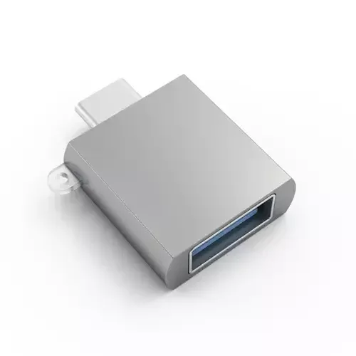 Satechi ST-TCUAM cable gender changer USB C USB A Grey - Image 1