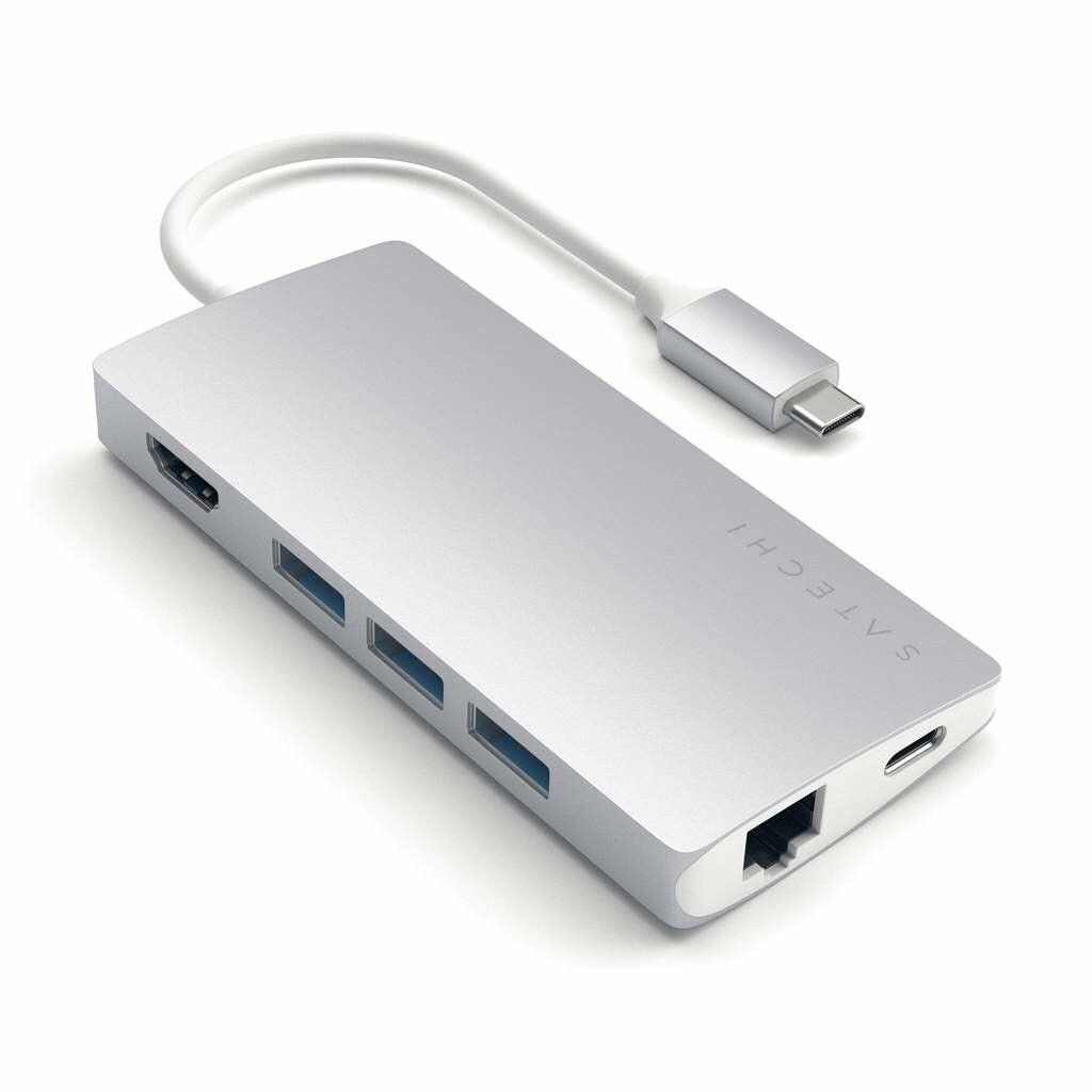 Satechi ST-TCMA2S laptop dock/port replicator USB 3.2 Gen 1 (3.1 Gen 1) Type-C Silver - Image 1