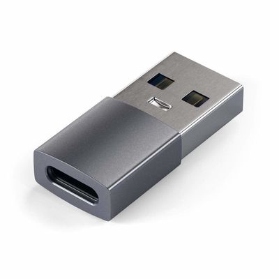 Satechi ST-TAUCM cable gender changer USB-A USB-C Grey - Thumbnail 2