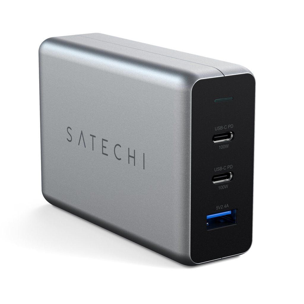 Satechi ST-TC100GM-UK mobile device charger Universal Grey AC Auto - Image 1