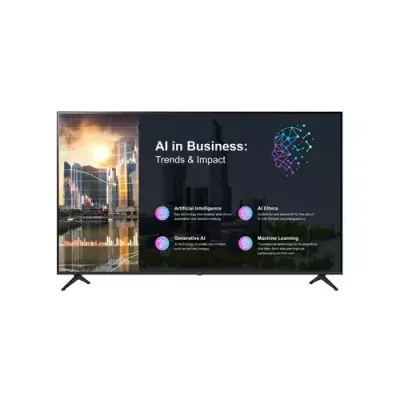 LG 50PK640S Signage Display Digital signage flat panel 127 cm (50") LED 260 cd/m 4K Ultra HD Black Built-in processor WebOS 16/7