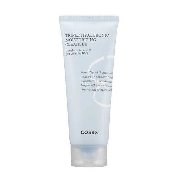 COSRX - Hydrium Triple Hyaluronic Moisturizing Cleanser - 150ml - Image 1