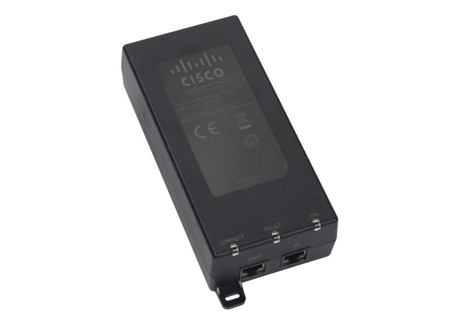 Cisco Aironet Power over Ethernet Injector Provides up to 30W, 90-Day Limited Liability Warranty (AIR-PWRINJ6=) - Image 1
