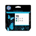 HP 70 Blue and Green DesignJet Printhead - Thumbnail 1