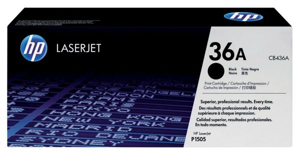 HP 36A Black Original LaserJet Toner Cartridge
