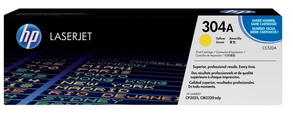 HP 304A Yellow Original LaserJet Toner Cartridge