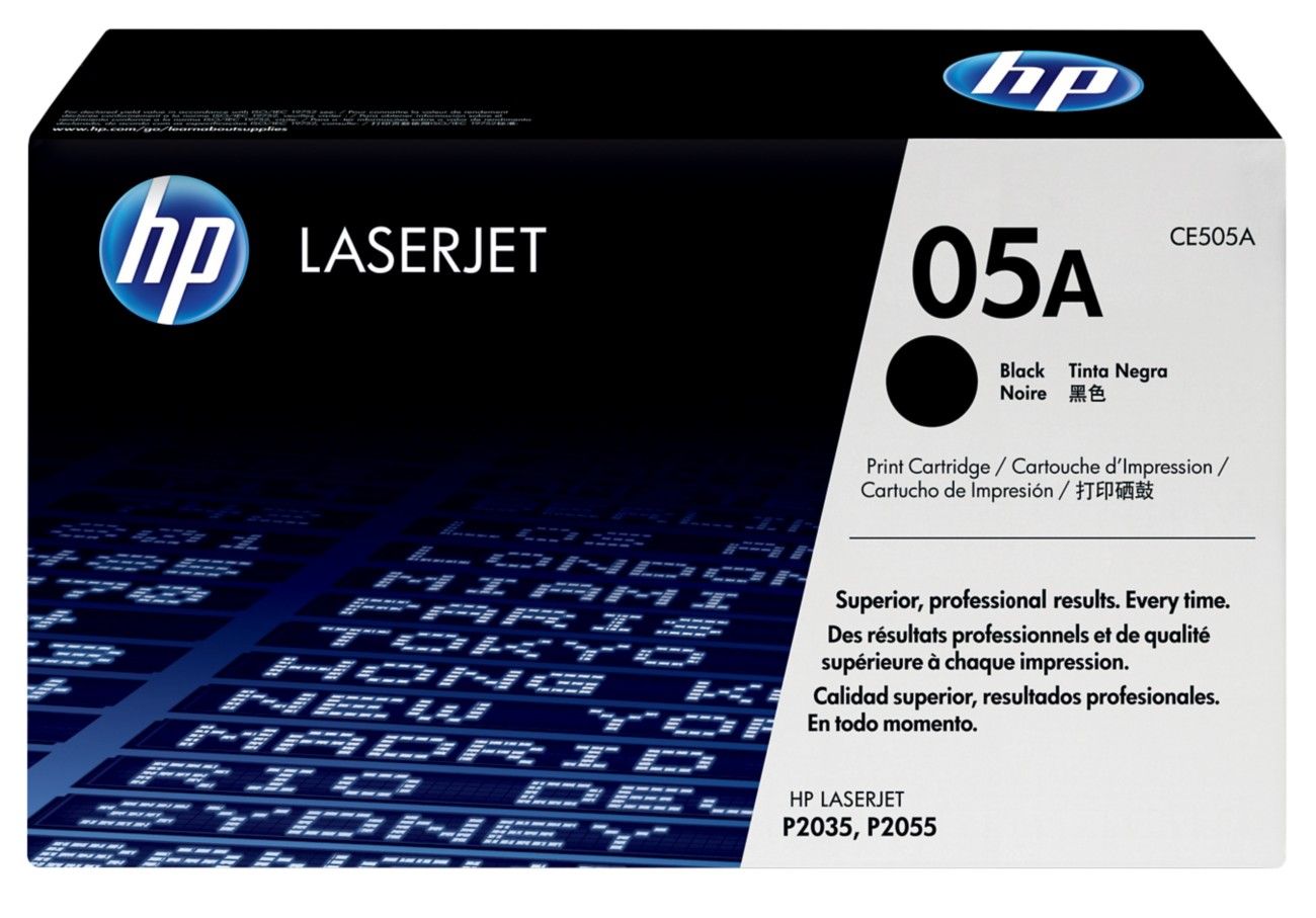 HP 05A Black Original LaserJet Toner Cartridge - Image 1