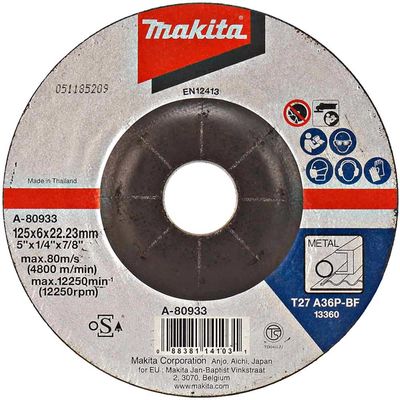 Makita A27 Pro Metal Depressed Grinding Disc 125mm