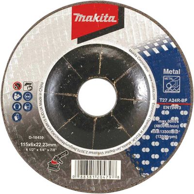 Makita A24 Metal Depressed Grinding Disc 115mm