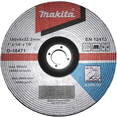 Makita A24 Metal Depressed Grinding Disc 180mm