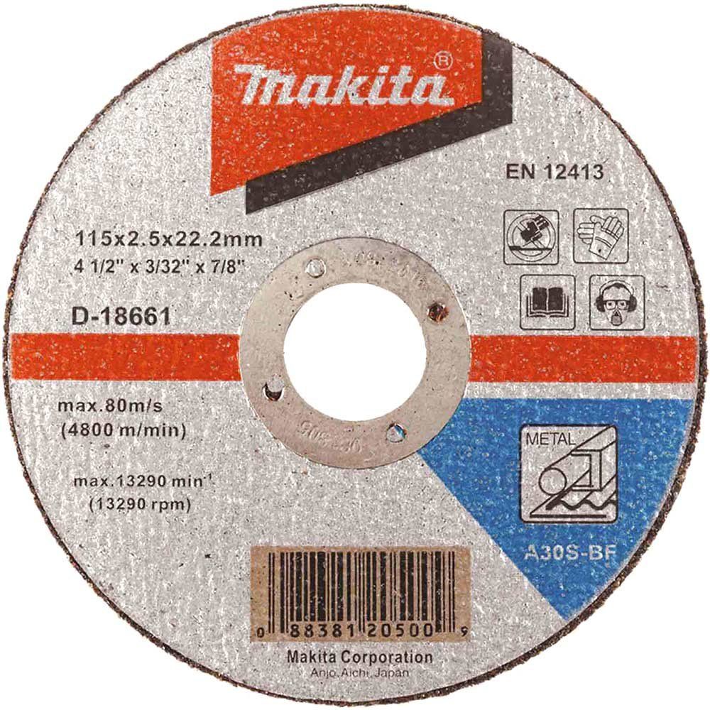 Makita A41 Flat Metal Cutting Disc 115mm - Image 1